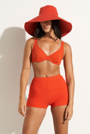 Marina Hat in Rosso